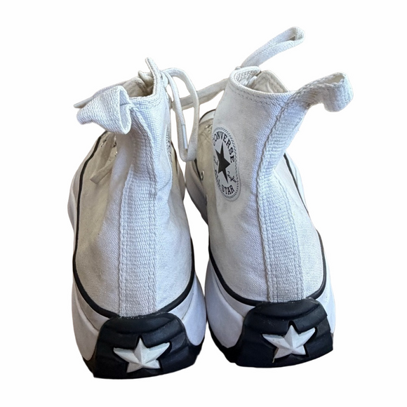 Converse White High-Top Sneakers - Picture 3 of 9